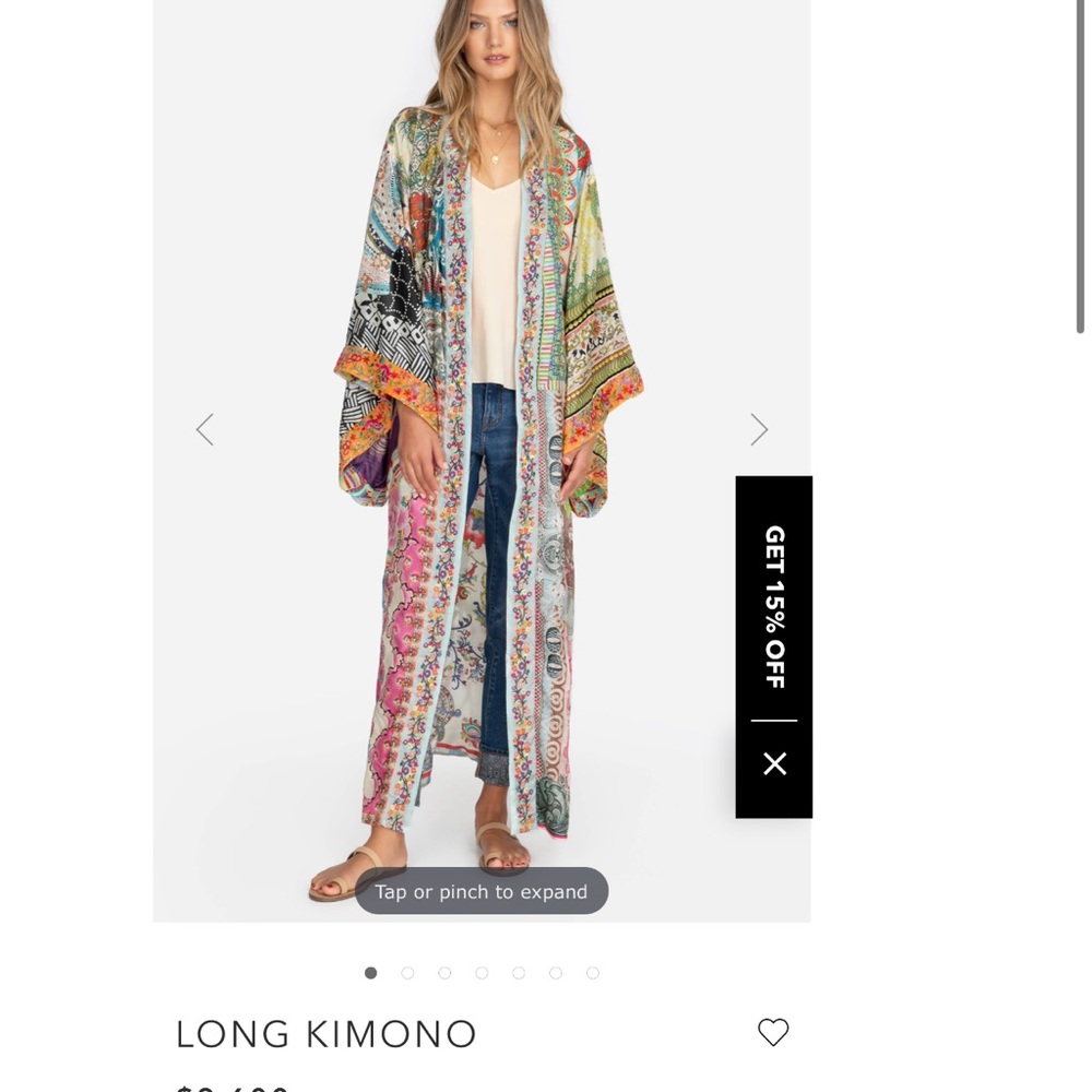 Colorful Floral Kimono Robe - Picture 9 of 9